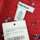 Nordstrom NWT |  Junior (XL) / Women's (SMALL) Sleeveless  Red Floral Romper Photo 7