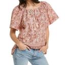 Faherty  Florence Boho Top Organic Cotton Tassel Blouse Size XS Photo 0