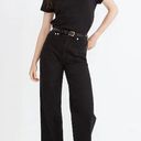 Madewell  The Perfect Vintage Wide-Leg Jean in Black- Size 27P Photo 9