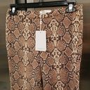 ANINE BING 💕💕 Cigarette Python Trousers ~ Split Cuff Snakeskin Print XS NWT Photo 15