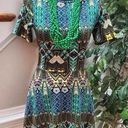 One Clothing  Women's Multicolor Round Neck Short Sleeve Knee Length Dress Size M Photo 0