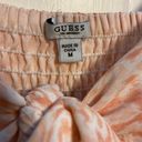 Guess  Women Printed Tie-Front
Crop Top Blouse, Pink, Medium Photo 3