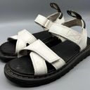 Dr. Martens  Vossie Y Women’s Sandals Sz 6 White Strappy Leather Comfort Summer Photo 0