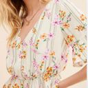 Lost + Wander Floral Bloom Baby Blouse- Size Medium Photo 6