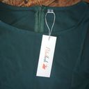 Petal  Lush NWT forest green scoop neck dress Photo 1