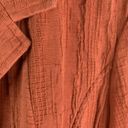 Coldwater Creek  Fall Orange Blazer Long Sleeve Button Front Up Jacket Women's 16 Photo 4