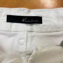 KanCan USA White Distressed Frayed Hem High Waisted Shorts Photo 6