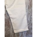 Maurice's Women's  White Capris Cropped Cuffed Pants Size 9/10 Photo 6