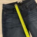 Paige Jeans Womens 26 Skyline Boot Dark Wash mid rise Blue wide leg Photo 5