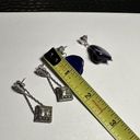 Kenneth Cole Lot Of 2 Silver Tone Pierced Dangle Drop Earrings - Signed  / Avon Photo 7