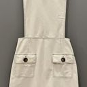 ZARA White Overall Dress Photo 3