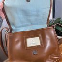 Liz Claiborne  Brown Vegan Leather Messenger Shoulder Bag Women Photo 4