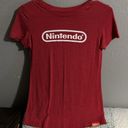 Nintendo  Short Sleeve Red Tee Size Small Photo 2