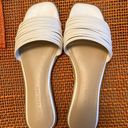 JustFab Elipis White Sandals. Kelly Roland For Photo 1