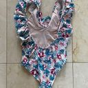 Cabana Del Sol  Ruffle One Piece Like New Sz Small Photo 3