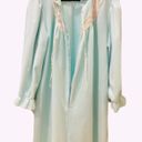 gilligan and o'malley Vintage Gilligan O’Malley Pastel Green Zip Robe House Coat Loungewear M Photo 7