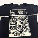 Tultex The Death Tarot Card Psychic Occult Metaphysical T-Shirt Size Large Photo 2