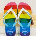 Havaianas  Rainbow Top Pride Flip Flop - Size 6 Women’s 5 Men Shoes New Photo 1