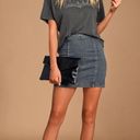 Free People  Women's Dark Blue Modern Femme Skirt 4 Summer High Rise Mini Photo 7