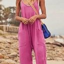 Free People  hotshot onesie magenta disco pink jumpsuit Photo 0