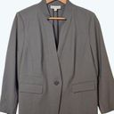 Nordstrom  Collection Blazer One Button Blazer Brown Photo 1