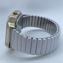 Decree Vintage  36mm digital watch gold tone white stretch band size 6.5” runs Photo 2