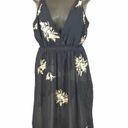 Haute Hippie Silk Embroidered Floral And Lace Maxi Dress Size 4 Photo 2