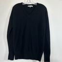 frame denim Frame Black 100% Cashmere V-Neck Sweater- Size XS Photo 1