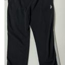 U.S. Polo Assn. Black Striped Fleece Sweatpants Sweats Pants Bottoms Size M ⛓ Photo 1