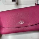 Coach  WALLET IN PEBBLE LEATHER IN PINK (F56488) Photo 7