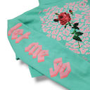 Samii Ryan  Sweatshirt Size Small Hoodie Graphic Print Rose Love Me Or Let Me Go  Photo 5