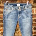 Hudson Jeans NWT Hudson Blue Denim Melbourne Distressed Collin Mid-Rise Straight-Leg Jean 26 Photo 2