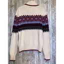 L.A.M.B. Women's Vintage Langenis s Wool Blend Fair Isle Turtleneck Sweater Size XL Photo 7