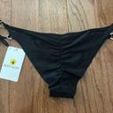 Body Glove NWT  SMOOTHIES BRASILIA SIDE-TIE BIKINI BOTTOM - BLACK Photo 5