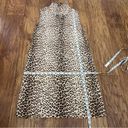 Equipment  Lucida Sleeveless Leopard Print Silk Dress in Natural Multi size xs Photo 6