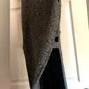 CLICHÉ Womens Grey Heather Woven Cape with No Sleeves Size M Wool Blend Cowl​​ Size M Photo 1