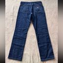 Dickies  Jeans Women’s Blue Flannel Lined Mid Rise Straight Size 10 Regular Photo 1