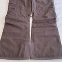 The North Face Women’s Size MEDIUM Ski Snowboard Snow Pants Brown Purple Photo 6