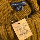 American Eagle NWT  sweater turtleneck cowl thick knit Brown M Photo 7