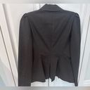 Elizabeth and James  Dark Gray Wool‎ Pleated Career Blazer Size 6 Photo 1