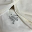 Tularosa  Nylon Halter Bikini Top NWT Cream White XS Photo 3