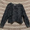 Joy Lab Y2K Distressed Animal Print Snakeskin Sweater Photo 0