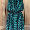 Sweet Storm green and blue sleeveless summer Dress size Medium Photo 0