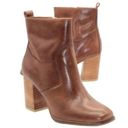sbicca  Toccoa Women’s Tan Brown‎ Leather Zip-Up Stacked Block Heel Boots Size 9 Photo 13