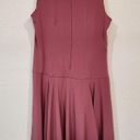 Jack Bryant 1920s Vintage Dusty Rose Pink Drop Waist Sleeveless Dress Black Size 14W Photo 4