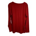 Zyia  Active Long Sleeve Mesh Tee Womens Size XL Bright Red Workout Running Photo 5