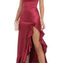 Lucy in the Sky red ruffle maxi dress Photo 0