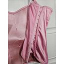 Victoria's Secret Sexy Little Things Size Large Pink Satin Corset Bustier Lace Photo 7