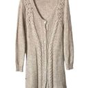 BCBGMAXAZRIA  Alpaca Blend Long Line Button Down Cardigan Sweater Size XL cozy Photo 0