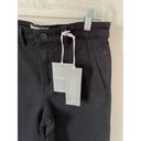 Everlane  High Rise Straight Leg Crop Black Size 00 NEW Photo 7